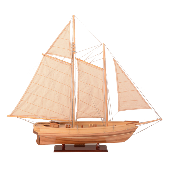Decorative Wooden America 1851 Yacht Model (Size 83.8x14x71.1cm)