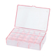 Two Layer Smart Organiser with Top Removable Tray (Size 18x13x5Cm) - Pink