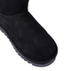 GURU Womens Winter Faux Suede Fluffy Boots (Size 3) - Black