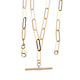 Hatton Garden Close Out -9K Yellow Gold Paper Clip Necklace (Size - 20) With Lobster Clasp, Gold Wt. 4.59 Gms