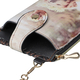 Stylish & Classy Dog Pattern Cell Phone Bag with Shoulder Strap (Size 18x10.5 cm) - Beige