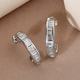 9K White Gold SGL CERTIFIED Diamond (I3/G-H) Earrings (With Push Back) 0.34 Ct.