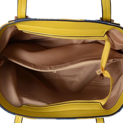 Multi Colour Tote Bag with Adjustable Shoulder Strap 43x32x28.5x15.5 Cm - 3086427 - TJC