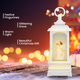 Christmas Angel Lantern Warm Light (Size 23x8x8Cm) - White