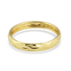Vicenza Collection - 9K Yellow Gold Diamond Cut Stackable Band Ring
