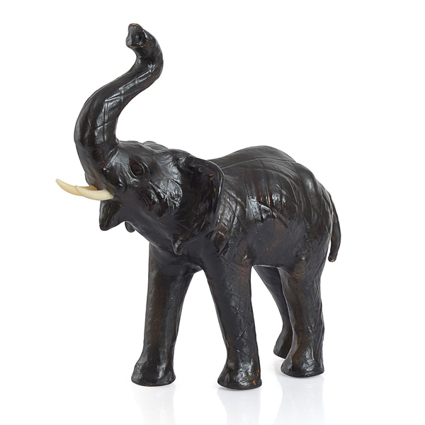 Made in India -  Handmade with Genuine Leather  Elephant Ornament