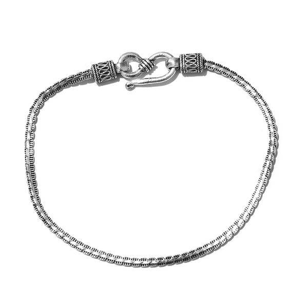 Sterling Silver Bismark Bracelet (Size 7.5), Silver wt 5.01 Gms.