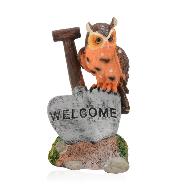 Home Decor - Brown and Orange Colour Decorative Owl