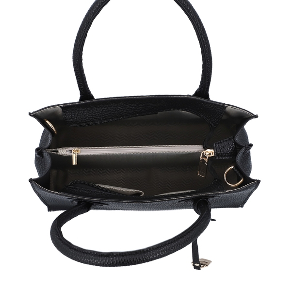PASSAGE Convertible Bag with Detachable Long Strap (Size 27x23x11Cm) - Black