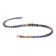 Limited Availability - 9K Yellow Gold AAA Rainbow Sapphire Necklace with Magnetic Lock (Size 20) 301.50 Ct.