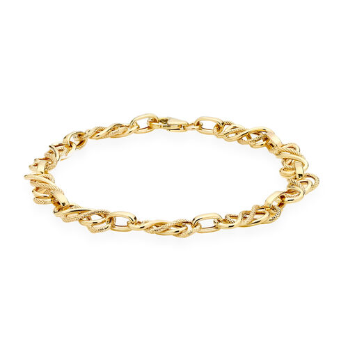 Hatton Garden Celtic Bracelet in 9K Gold 7.5 Inch 3642411 TJC