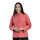 TAMSY Quilted Pattern Padded Jacket - Peach
