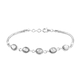Polki Diamond Bracelet (Size 8) with Lobster Clasp in Sterling Silver 1.50 Ct.
