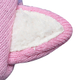 Unicorn Knitted Hat with Fleece Lining (Size 27x23Cm) - Pink