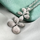 RACHEL GALLEY Flora Collection- Platinum Overlay Sterling Silver Pendant with Chain, Silver wt. 11.4