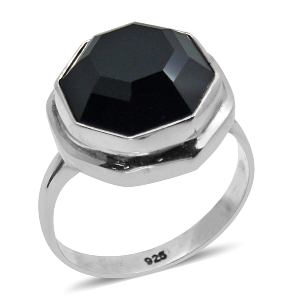 Royal Bali Collection Boi Ploi Black Spinel Ring in Sterling Silver 13.320 Ct.