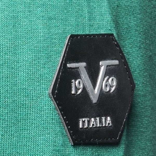 19V69 ITALIA by Alessandro Versace Zip Front Sweatshirt (Size L) - Khaki