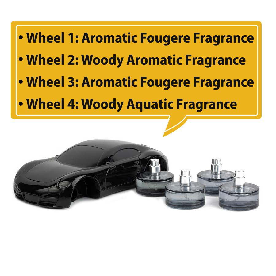 Hyper Drive: Black Car Eau De Toilette (4 Wheels) - 100ml