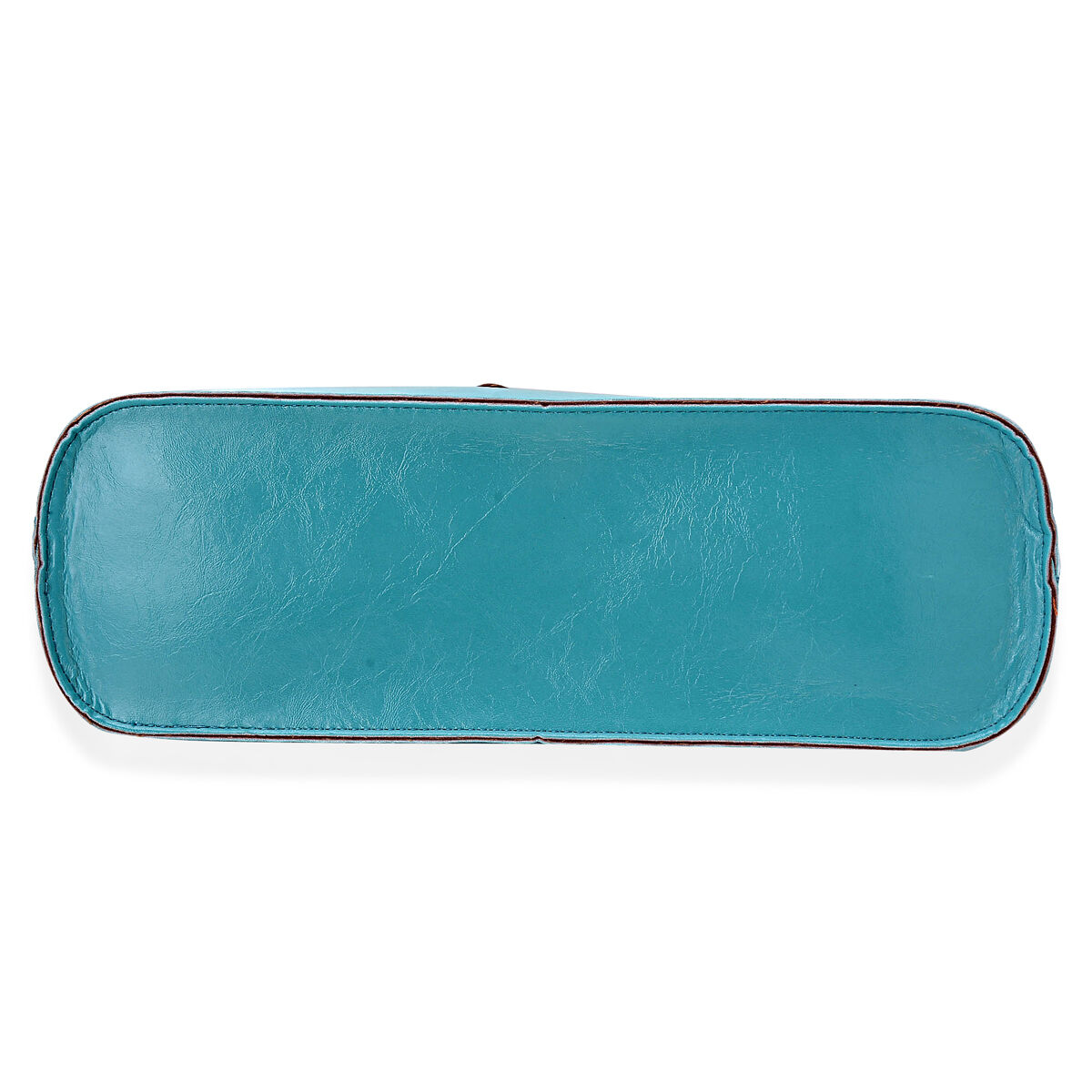 DOD of 31st Aug - Turquoise Colour Laser Cut Work Tote Bag (Size 17x4.5x12.6 inch)