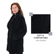 LA MAREY Reversible Faux Fur Winter Coat (Size 10-20) - Black