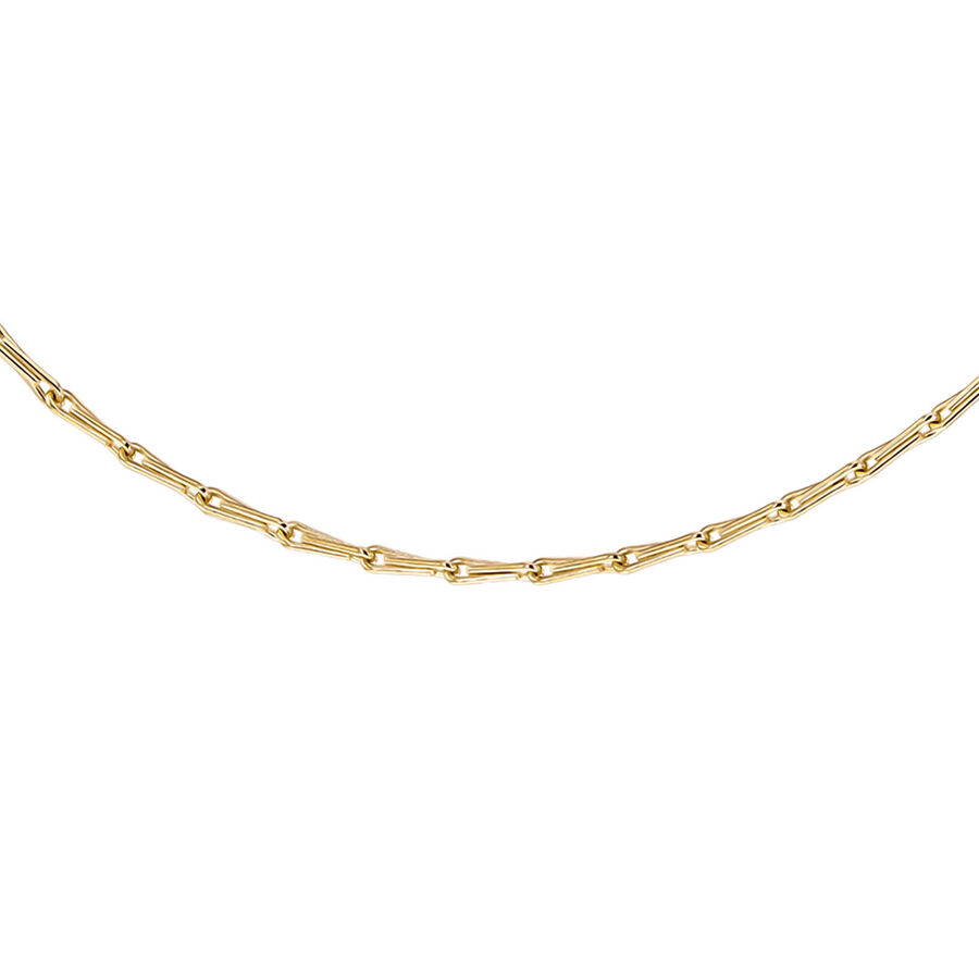9K Yellow Gold  Chain (Size - 16),  Gold Wt. 1.3 Gms
