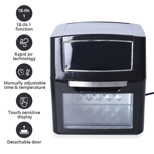 18 in 1 Multi Functional Digital 12 Litre Air Fryer Oven with Detachable Transparent Door (Size 31x2