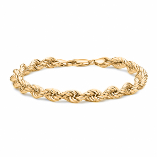 Limited Edition 8 Inch Rope Bracelet in 9K Gold 7 Grams