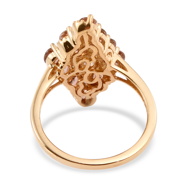 Jenipapo Andalusite (Ovl) Ring in 14K Gold Overlay Sterling Silver 2.250 Ct.