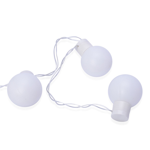 White LED Balls Light String (Size 5 meters)