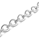 Rachel Galley Love Link Collection - Rhodium Overlay Sterling Silver Bracelet (Size 8), Silver wt 15.20 Gms