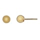 New York Close Out Deal 9K Yellow Gold Stud Earrings (with Push Back)