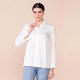 TAMSY 100% Viscose Shirt (Size 8) - White