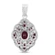 Royal Bali Collection - African Ruby (FF) Pendant in Sterling Silver 6.27 Ct, Silver Wt 7.25 Gms.