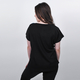 JOVIE Low Sleeve Blouse (Size S / 8) - Black & Multi