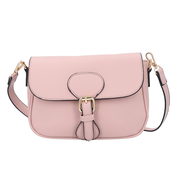 PASSAGE Crossbody Bag with Detachable Shoulder Strap - Light Pink