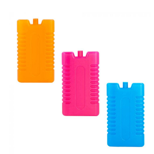 3 Pack 200ml Ice Pack - 3 Assorted Colours (Orange, Pink & Blue) (16x9 Cm)