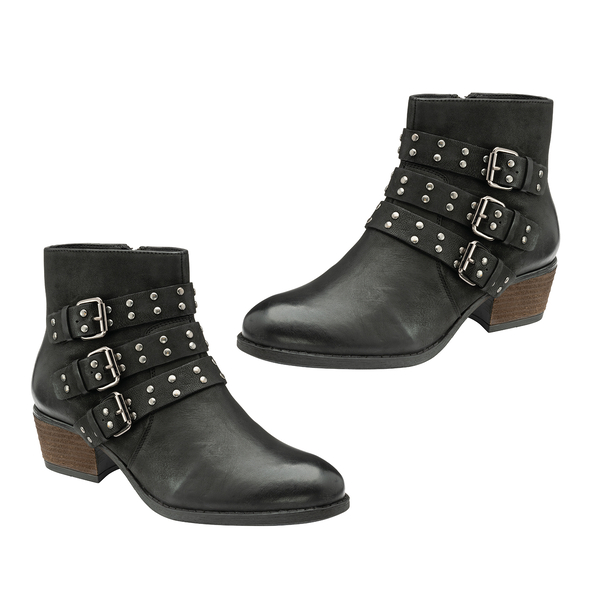 LOTUS Emelia Boots (Size 3) - Black