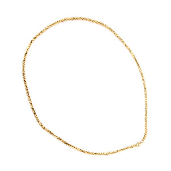 JCK VEGAS SHOW 22K Y Gold Spiga Necklace (Size 18), Gold wt 7.84 Gms.