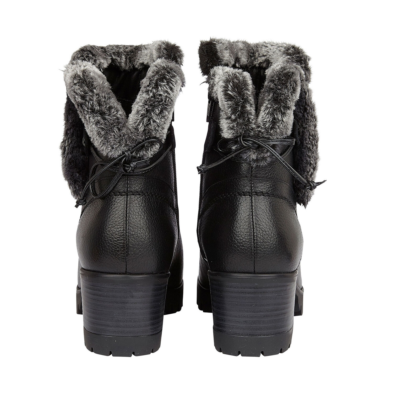 Lotus Stressless Black Leather Suzy Ankle Boots (Size 4)