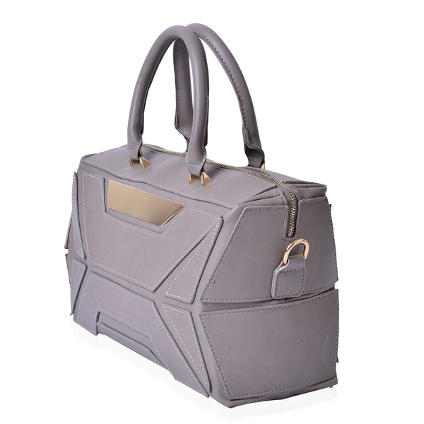 Anissa Grey Colour Tote Bag (Size 32x20x17 Cm)