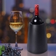 Black Wine Bottle Cooler (Size 15x15x21 Cm)