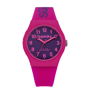SUPERDRY Japanese Movement Water-Resistant Watch - Pink