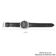 STRADA Japanese Movement Black Dial Water Resistant Watch with Black Colour Strap