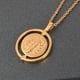 Sundays Child 14K Gold Overlay Sterling Silver Pendant with Chain (Size 18), Silver Wt. 5.60 Gms