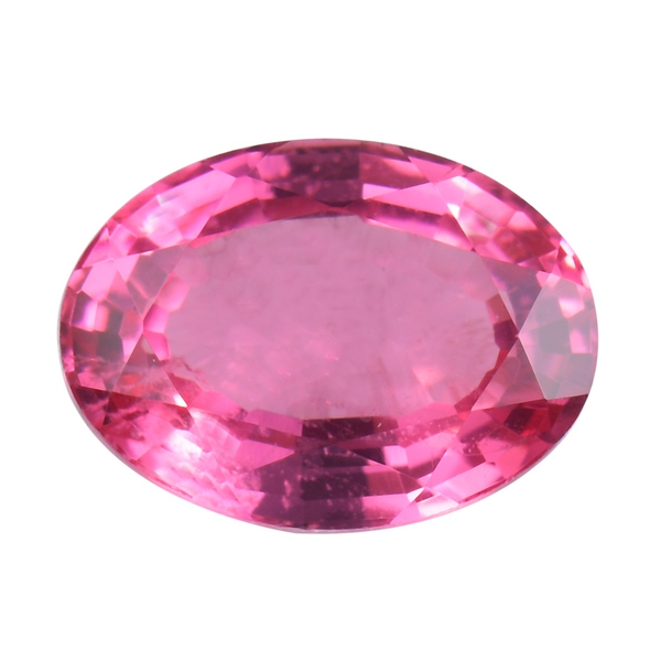 AAA Rose Spinel Oval 7.5x5 Faceted 0.98 Cts