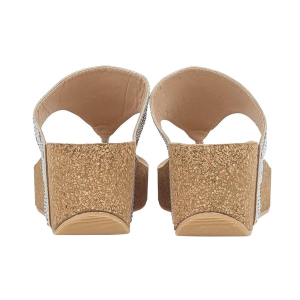 Lotus Gold Patsy Wedge Sandals (Size 3)