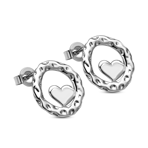 RACHEL GALLEY Capture Collection - Rhodium Overlay Sterling Silver Stud Earrings (with Push Back)