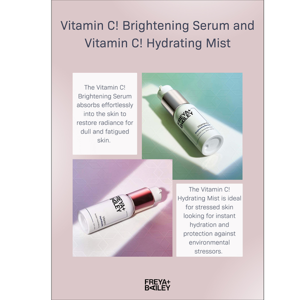 Freya+Bailey: Vitamin C Mist - 30ml & Serum Combo - 30ml