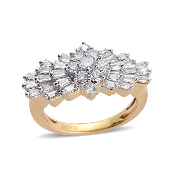 ILIANA 18K Y Gold IGI Certified Diamond (Rnd) (VS-SI/G-H) Ring 1.000 Ct.
