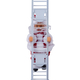 Christmas Electric Toy Santa Claus Climbing Ladder with Music (Size 20x10x6Cm) - Red & White